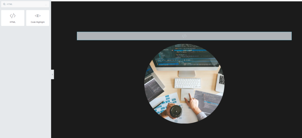 Dodawanie widżetu HTML w którym ma zostać umieszczony kod JS